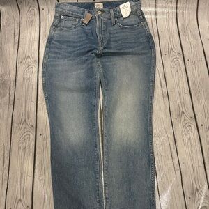 NWT JCrew size 28 9” vintage straight denim jeans